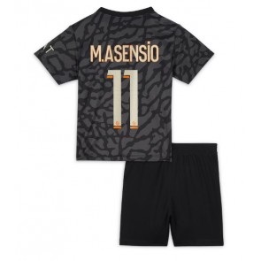 Paris Saint-Germain Marco Asensio #11 Rezervni Dres za Dječji 2023-24 Kratak Rukavima (+ kratke hlače)
